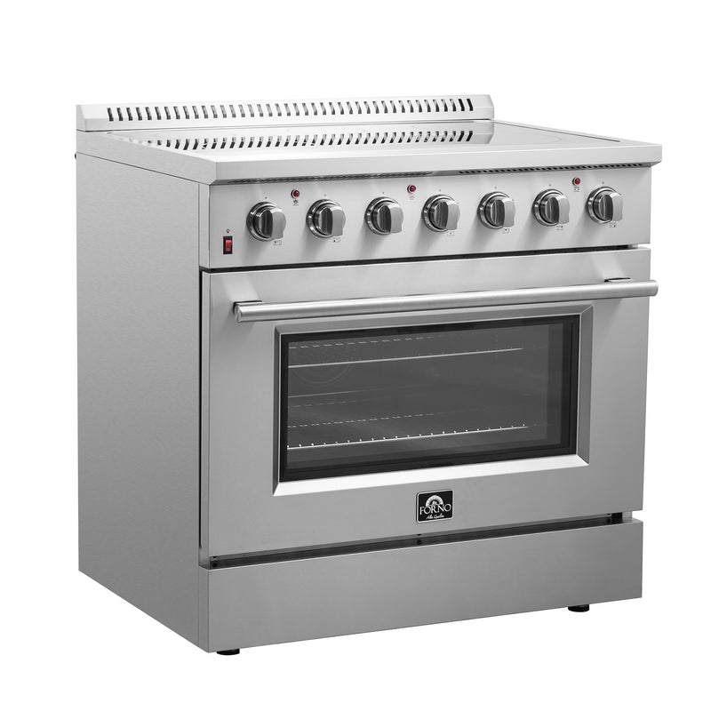 Load image into Gallery viewer, Forno Galiano 36-Inch, Stainless Steel Freestanding Electric Range - FFSEL6083-36