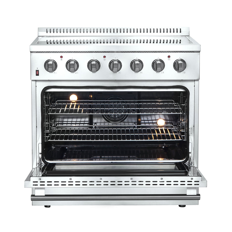 Load image into Gallery viewer, Forno Galiano 36-Inch Freestanding Electric Range, True Convection, Energy Efficient