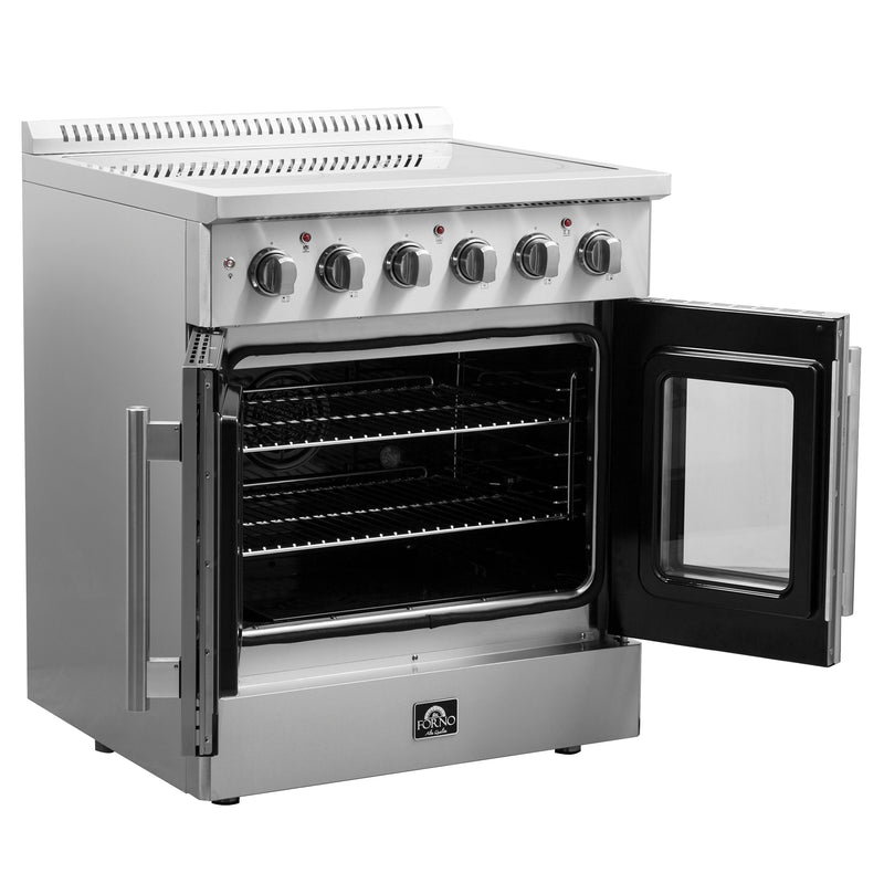 Load image into Gallery viewer, Forno Galiano 30-Inch, Stainless Steel French Door Electric Range - FFSEL6917-30
