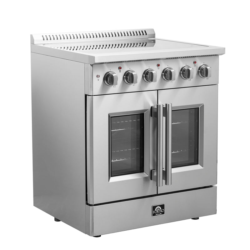 Load image into Gallery viewer, Forno Galiano 30-Inch, Stainless Steel French Door Electric Range - FFSEL6917-30