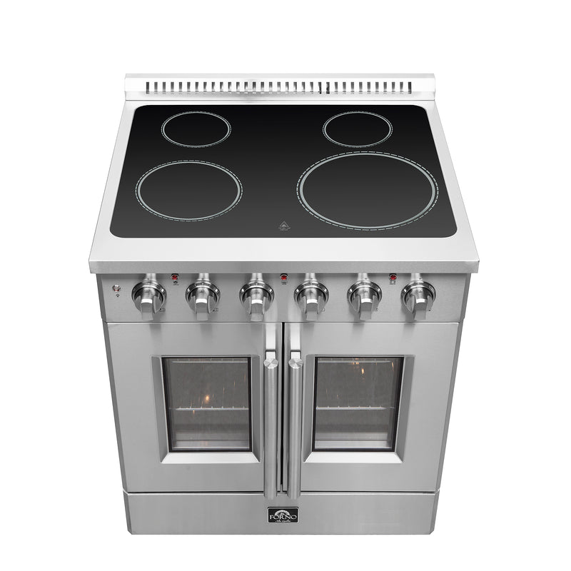 Load image into Gallery viewer, Forno Galiano 30-Inch, Stainless Steel French Door Electric Range - FFSEL6917-30