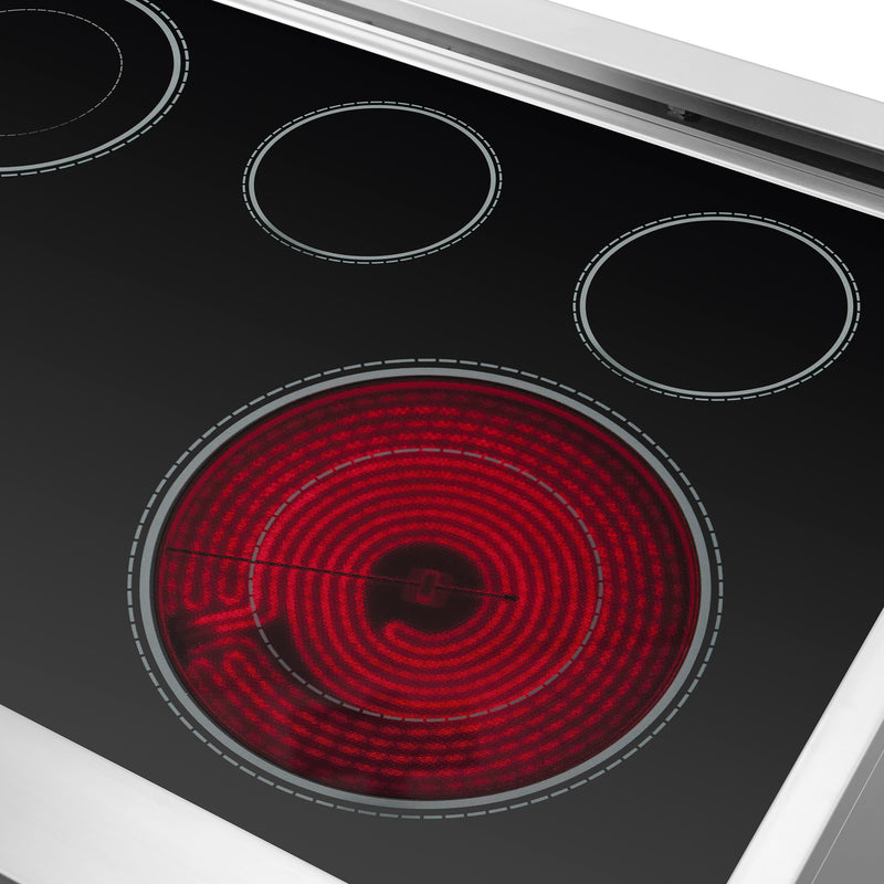 Load image into Gallery viewer, Forno Massimo 36-Inch Freestanding French Door Electric Range, True Convection Oven