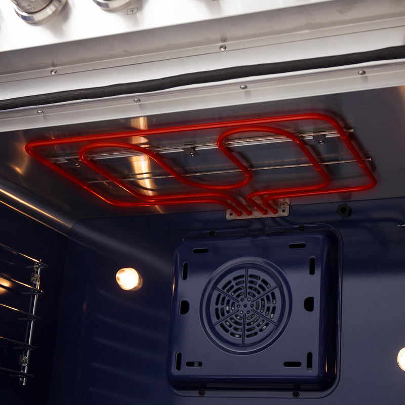 Load image into Gallery viewer, Forno Massimo 36-Inch Freestanding French Door Electric Range, True Convection Oven