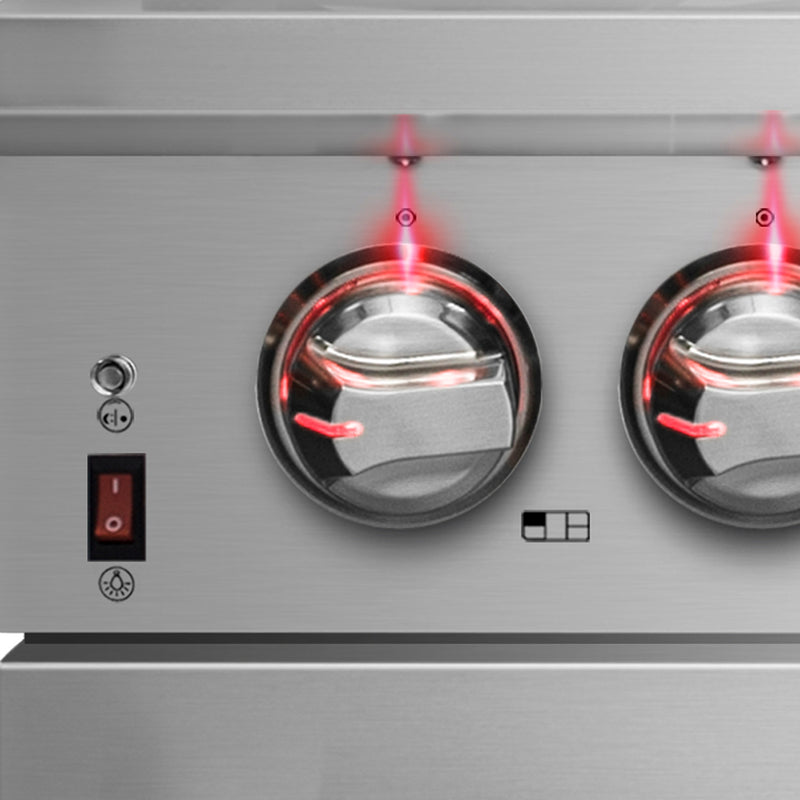 Load image into Gallery viewer, Forno Massimo 36-Inch Freestanding Dual Fuel Range, 6 Burners, Double Convection Ovens