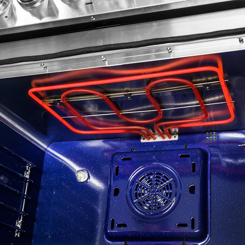 Load image into Gallery viewer, Forno Massimo 36-Inch Freestanding Dual Fuel Range, 6 Burners, Double Convection Ovens