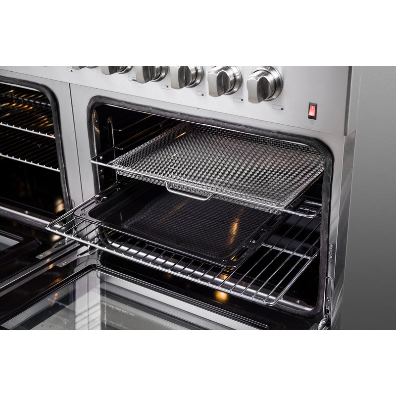 Load image into Gallery viewer, Forno Galiano 60-Inch, Stainless Steel Freestanding Dual Fuel Range with 10 Burners and Double Ovens - FFSGS6156-60