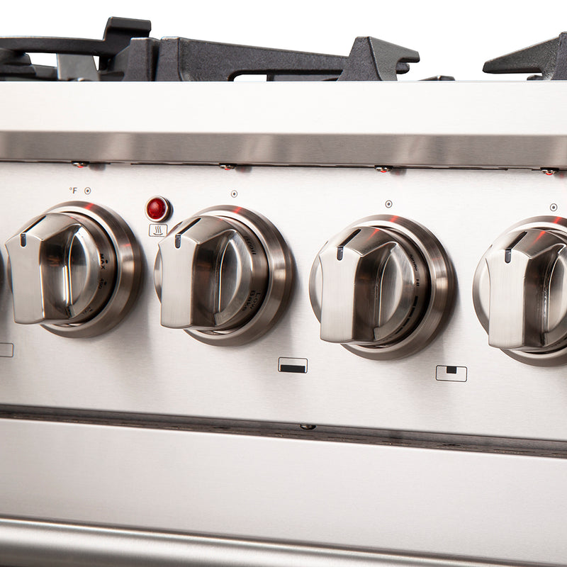 Load image into Gallery viewer, Forno Capriasca 30-Inch, Stainless Steel Freestanding Dual Fuel Range with 4 Burners - FFSGS6187-30