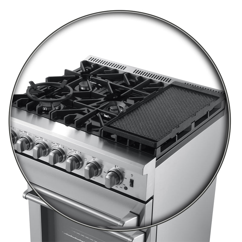 Load image into Gallery viewer, Forno Lazio 30-Inch, Stainless Steel Freestanding Dual Fuel Range, 5 Burners, True Convection Oven - FFSGS6196-30