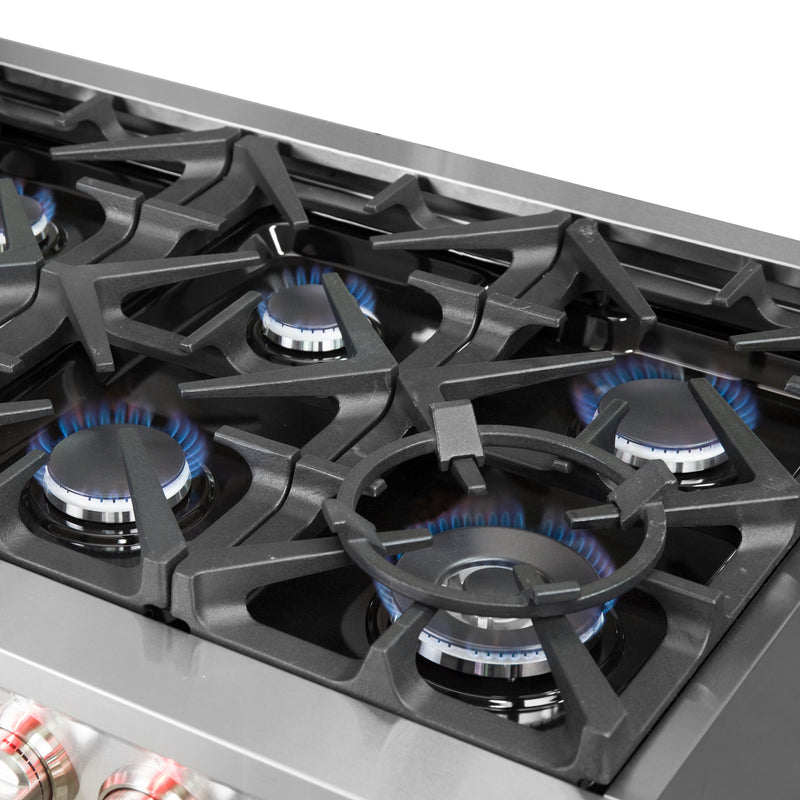 Load image into Gallery viewer, Forno Massimo 60-Inch, Stainless Steel Freestanding Gas Range with 10 Burners - FFSGS6239-60