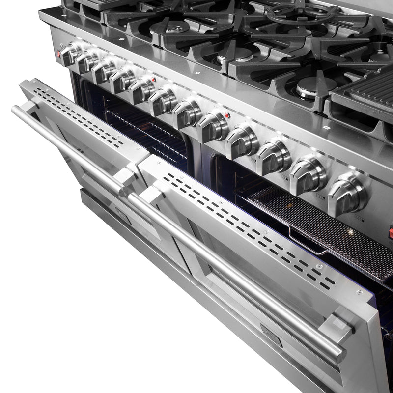 Load image into Gallery viewer, Forno Massimo 60-Inch, Stainless Steel Freestanding Gas Range with 10 Burners - FFSGS6239-60