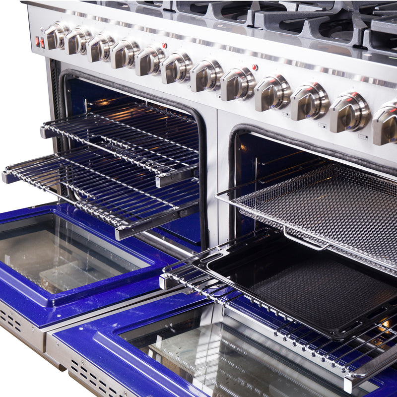 Load image into Gallery viewer, Forno Massimo 60-Inch, Stainless Steel Freestanding Gas Range with 10 Burners - FFSGS6239-60