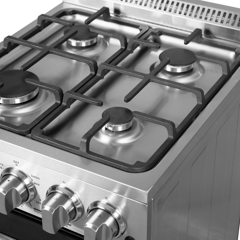 Load image into Gallery viewer, Forno Lamazze 20-Inch, Stainless Steel Freestanding Gas Range, Compact Design - FFSGS6265-20