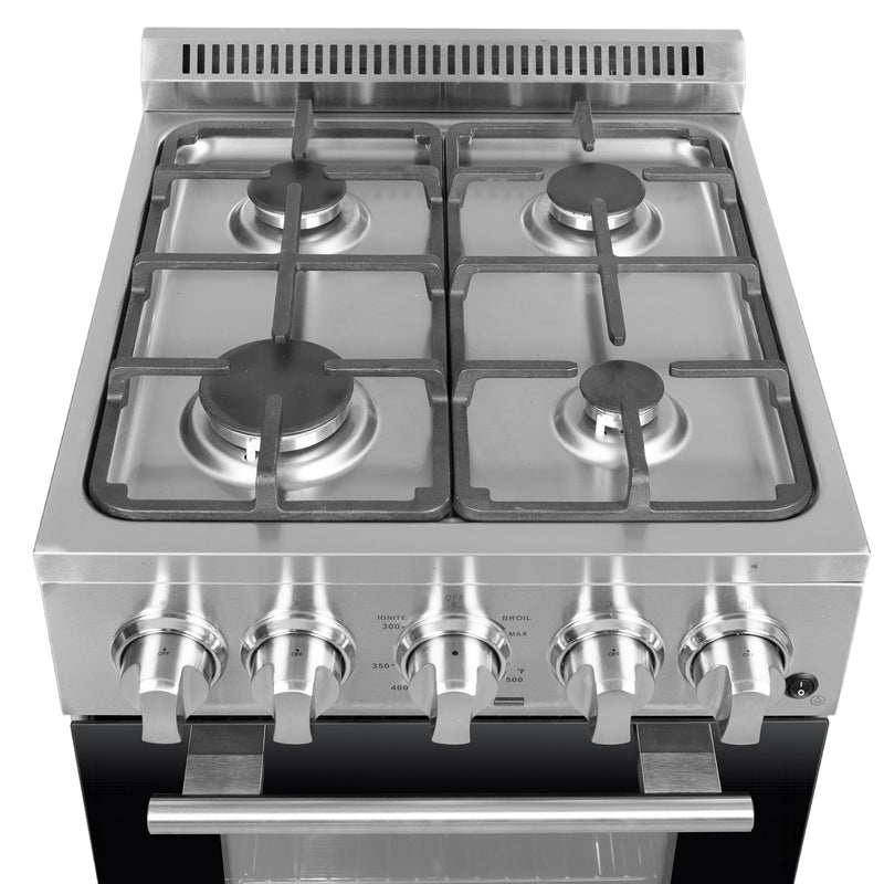 Load image into Gallery viewer, Forno Lamazze 20-Inch, Stainless Steel Freestanding Gas Range, Compact Design - FFSGS6265-20