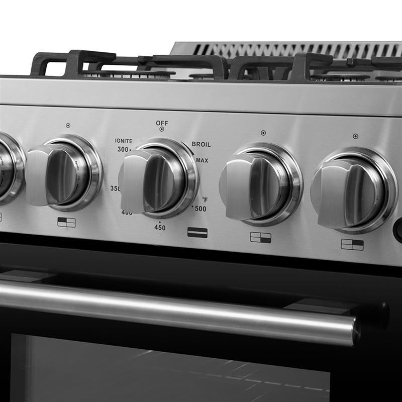 Load image into Gallery viewer, Forno Lamazze 20-Inch, Stainless Steel Freestanding Gas Range, Compact Design - FFSGS6265-20