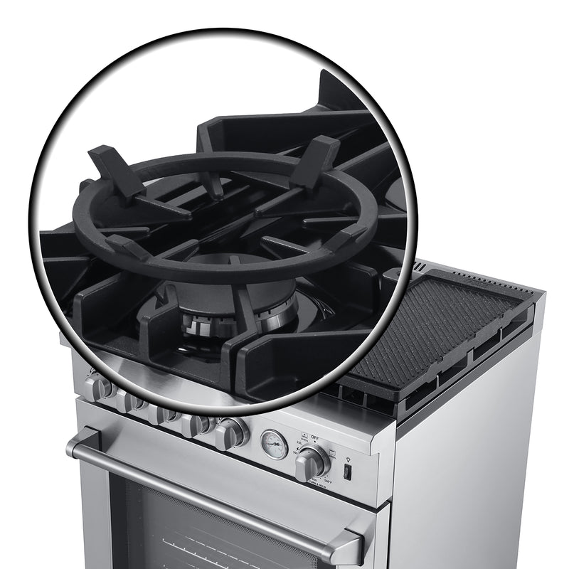Load image into Gallery viewer, Forno Lazio 30-Inch, Stainless Steel Freestanding Gas Range, 4 Burners - FFSGS6276-30