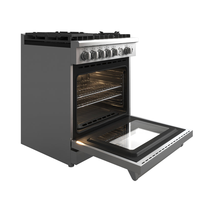 Load image into Gallery viewer, Forno Lazio 30-Inch, Stainless Steel Freestanding Gas Range, 4 Burners - FFSGS6276-30