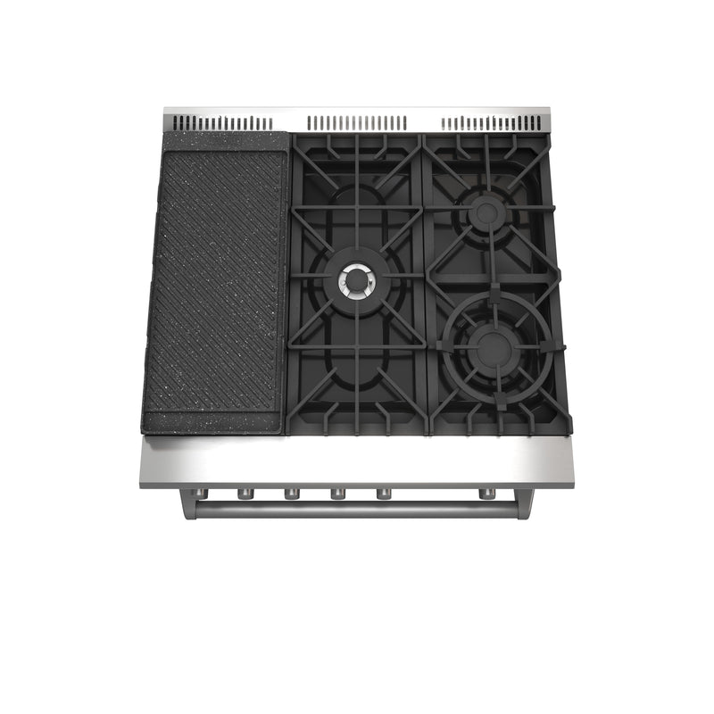 Load image into Gallery viewer, Forno Lazio 30-Inch, Stainless Steel Freestanding Gas Range, 4 Burners - FFSGS6276-30