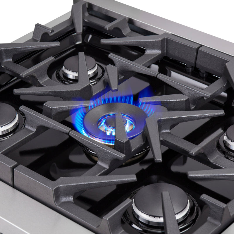 Load image into Gallery viewer, Forno Massimo 30-Inch Freestanding French Door Dual Fuel Range, 4 Burners, True Convection Oven