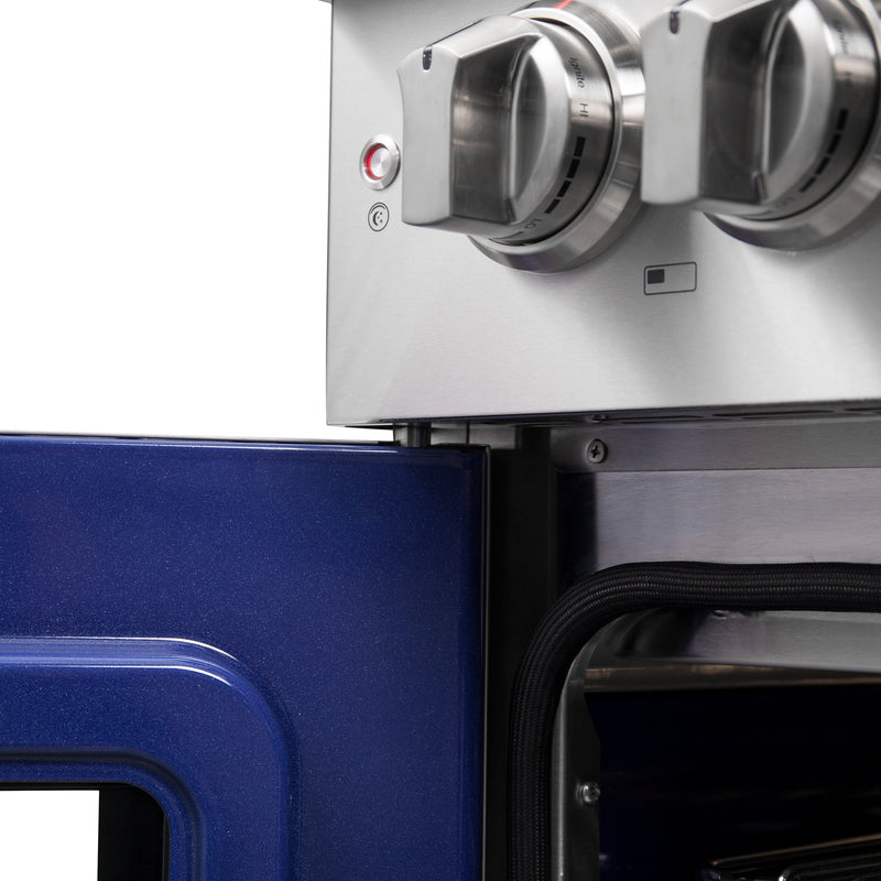 Load image into Gallery viewer, Forno Capriasca 30-Inch Freestanding French Door Dual Fuel Range, 4 Burners, True Convection Oven