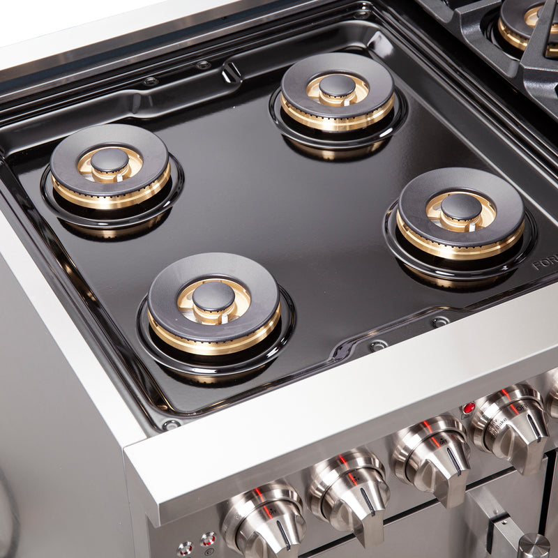 Load image into Gallery viewer, Forno Capriasca 48-Inch Freestanding French Door Dual Fuel Range, 8 Burners, True Convection Oven