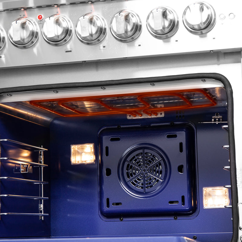 Load image into Gallery viewer, Forno Capriasca 48-Inch Freestanding French Door Dual Fuel Range, 8 Burners, True Convection Oven