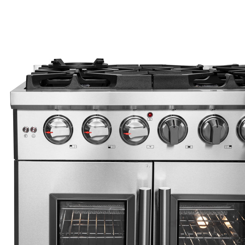 Load image into Gallery viewer, Forno Massimo 30-Inch, Stainless Steel Freestanding French Door Gas Range with 4 Burners - FFSGS6439-30