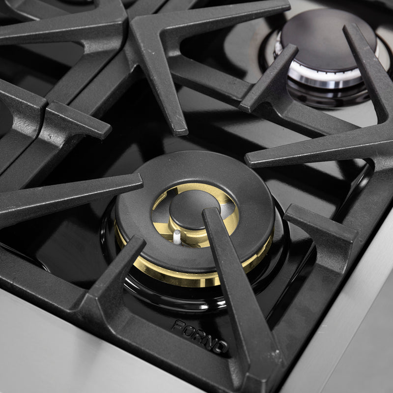 Load image into Gallery viewer, Forno Massimo 48-Inch Freestanding French Door Gas Range, 8 Burners, Convection Oven, Energy Efficient