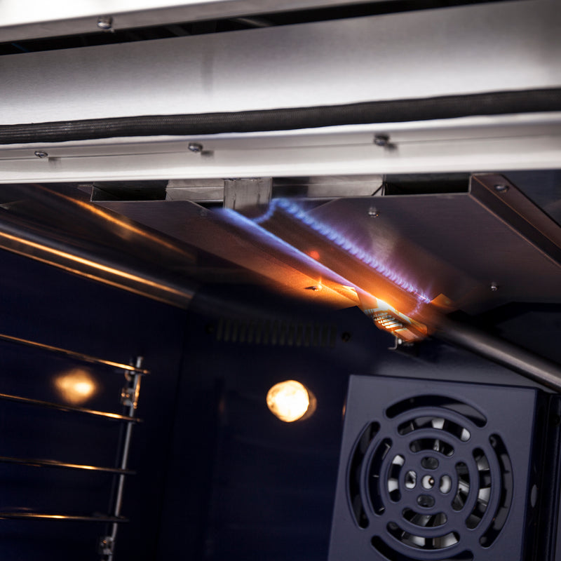 Load image into Gallery viewer, Forno Massimo 48-Inch Freestanding French Door Gas Range, 8 Burners, Convection Oven, Energy Efficient