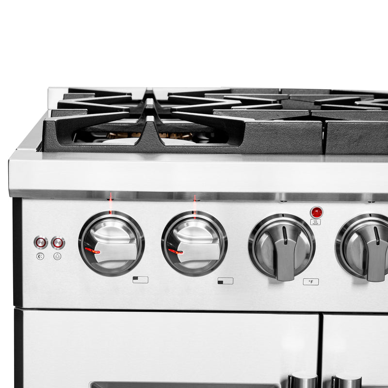 Load image into Gallery viewer, Forno Capriasca 30-Inch, Stainless Steel Freestanding French Door Gas Range with 4 Burners - FFSGS6460-30
