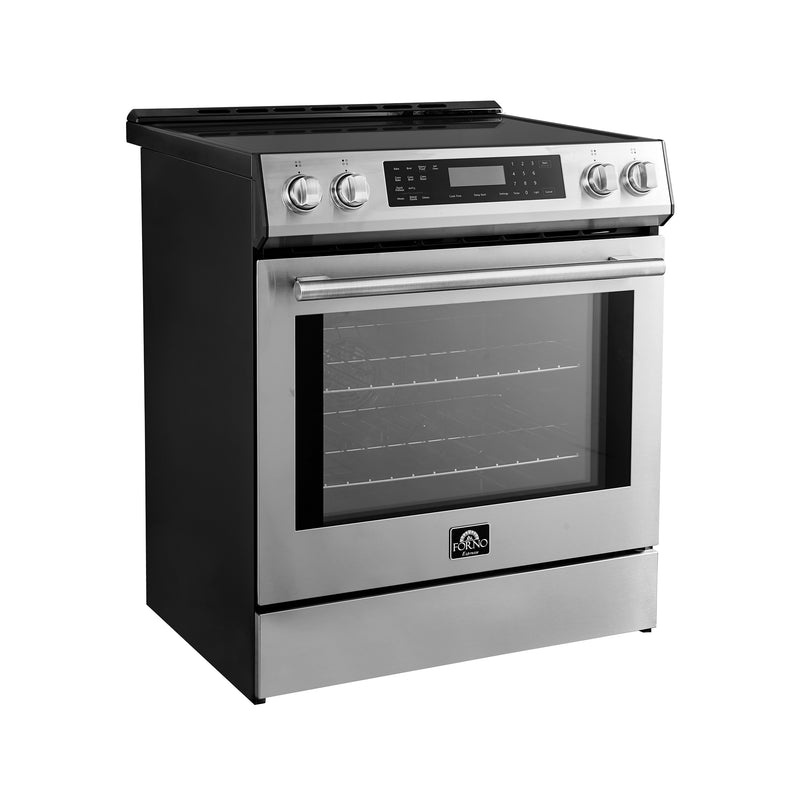 Load image into Gallery viewer, Forno Donatello Espresso 30-Inch, Stainless Steel Slide-In Induction Range - FFSIN0905-30
