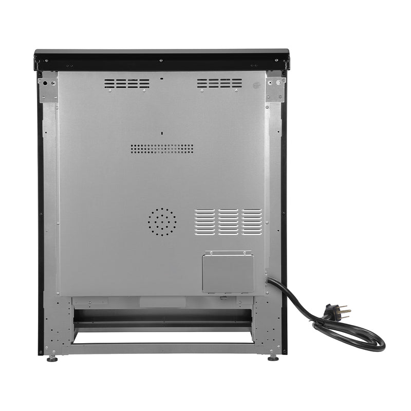 Load image into Gallery viewer, Forno Leonardo Espresso 30-Inch Slide-In Stainless Steel Induction Range, Convection Oven, 5 Cooking Zones