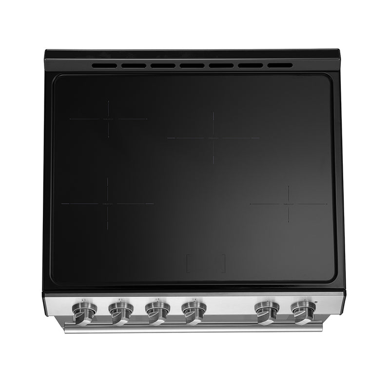Load image into Gallery viewer, Forno Leonardo Espresso 30-Inch Slide-In Stainless Steel Induction Range, Convection Oven, 5 Cooking Zones