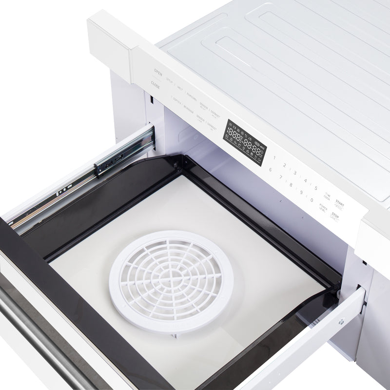 Load image into Gallery viewer, Forno Capoliveri Espresso 30-Inch, White Microwave Drawer - FMWDR3000-30WHT