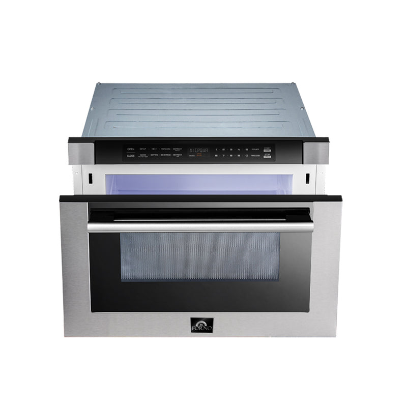 Load image into Gallery viewer, Forno Capoliveri 24-Inch, Stainless Steel Microwave Drawer - FMWDR3000-24