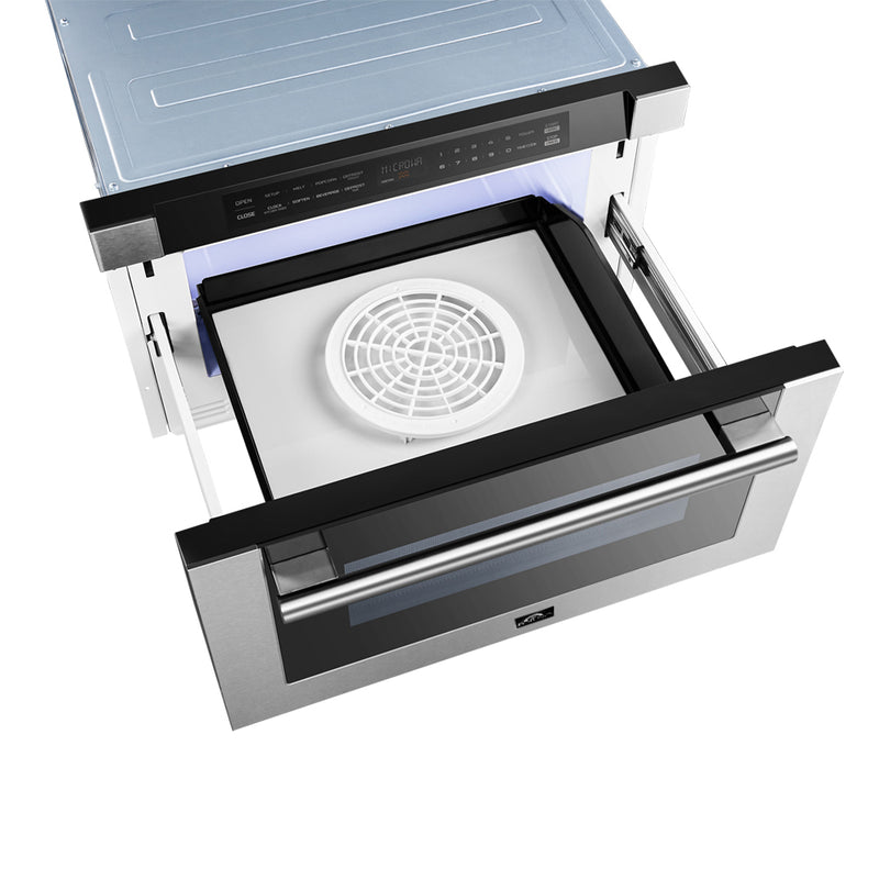 Load image into Gallery viewer, Forno Capoliveri 24-Inch, Stainless Steel Microwave Drawer - FMWDR3000-24