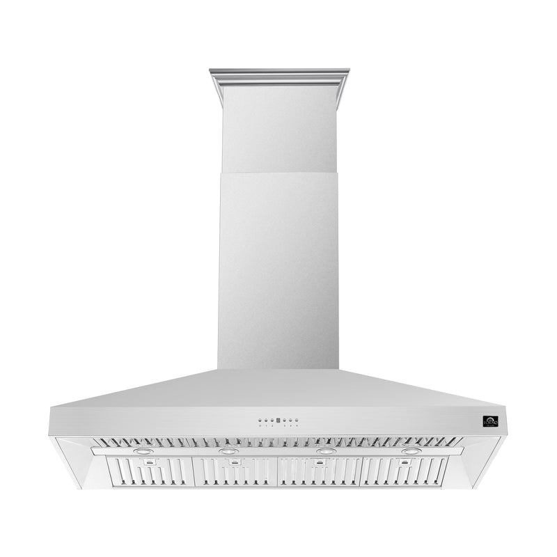 Load image into Gallery viewer, Forno Coppito 60-Inch, Stainless Steel Island Range Hood - FRHIS5129-60