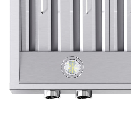Forno Biagio 48-Inch Wall Mounted Range Hood, Stainless Steel, Heavy Duty
