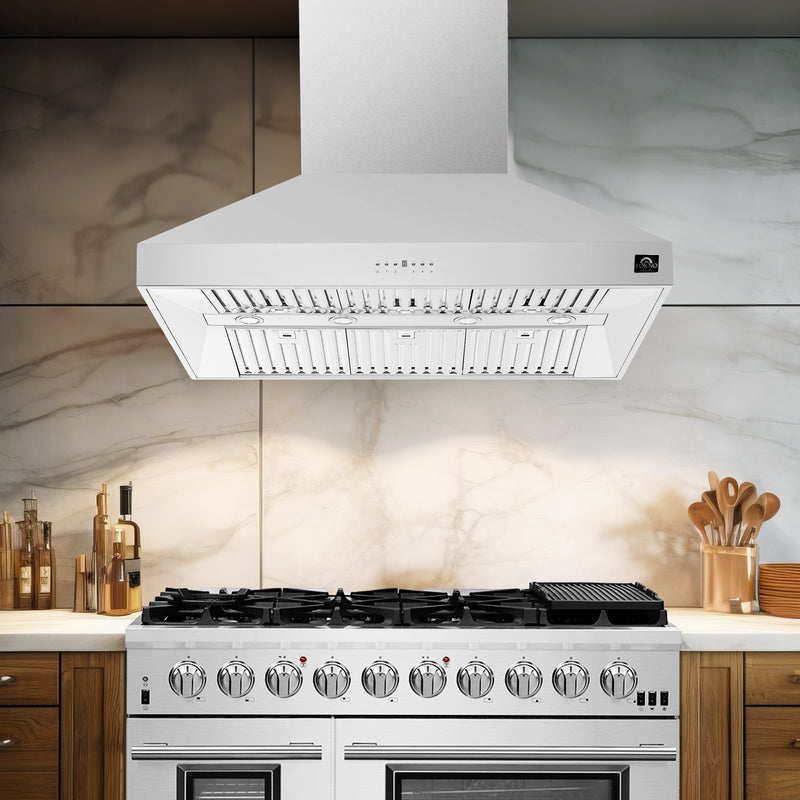 Load image into Gallery viewer, Forno Orvieto 48-Inch, Stainless Steel Wall Mount Range Hood - FRHWM5094-48