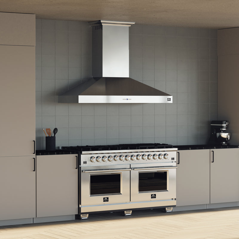 Load image into Gallery viewer, Forno Orvieto 60-Inch, Stainless Steel Wall Mount Range Hood - FRHWM5094-60