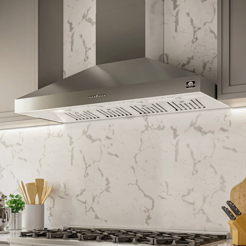 Load image into Gallery viewer, Forno Orvieto 60-Inch, Stainless Steel Wall Mount Range Hood - FRHWM5094-60
