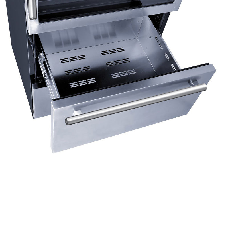 Load image into Gallery viewer, Forno Capraia 30-Inch, Dual Temperature Zone Wine Cooler, Up to 144 Bottles - FWCDR6661-30S