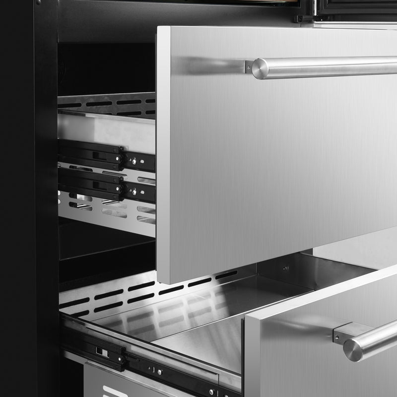 Load image into Gallery viewer, Forno Celano 30-Inch, Stainless Steel Triple Zone Wine and Beverage Cooler - FWCDR6697-30S