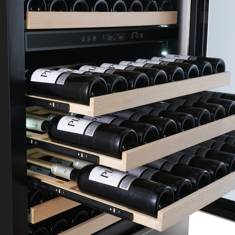 Load image into Gallery viewer, Forno Celano 30-Inch, Stainless Steel Triple Zone Wine and Beverage Cooler - FWCDR6697-30S
