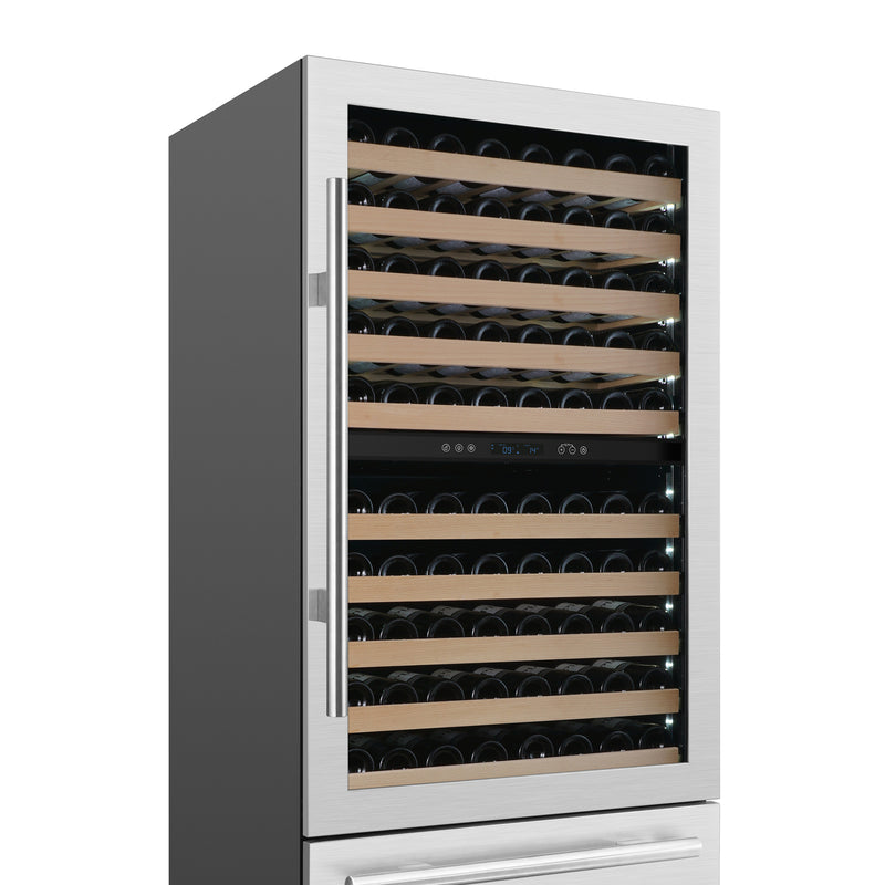 Load image into Gallery viewer, Forno Celano 30-Inch Dual Zone Wine Cooler and Beverage Cooler, 21.3 cu.ft, Stainless Steel