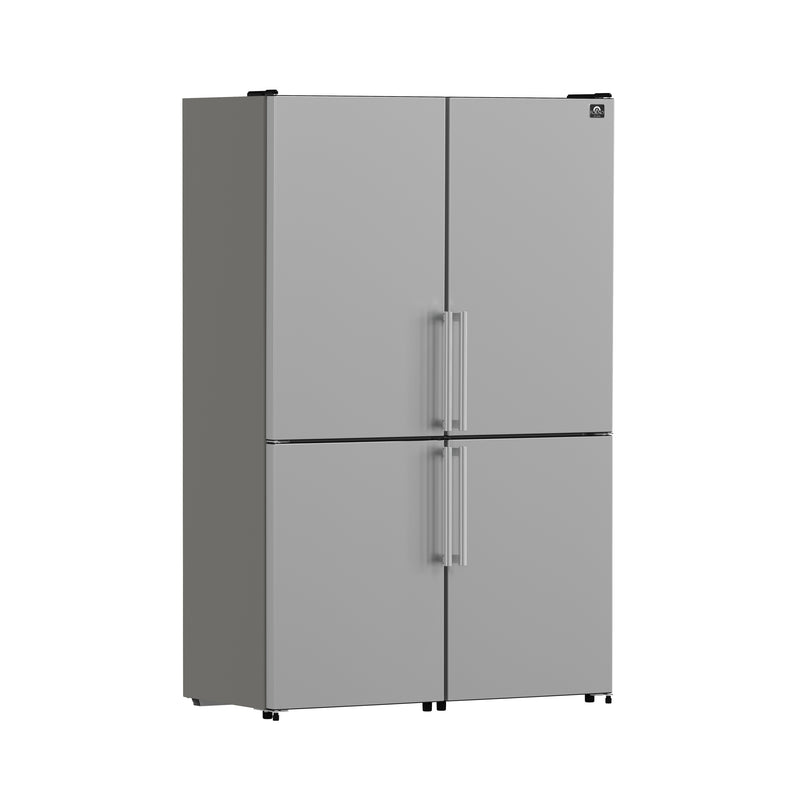 Load image into Gallery viewer, Forno Guardia 46.8-Inch, Stainless Steel Double Bottom Freezer Refrigerators - FFFFD1778-48