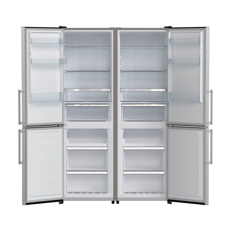 Load image into Gallery viewer, Forno Guardia 46.8-Inch, Stainless Steel Double Bottom Freezer Refrigerators - FFFFD1778-48