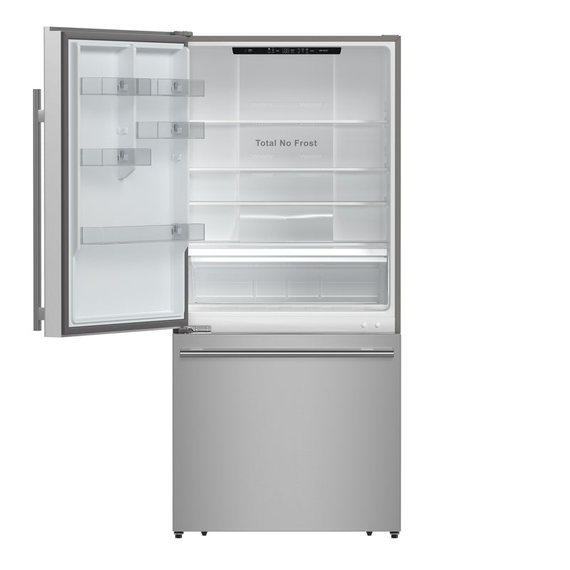 Load image into Gallery viewer, Forno Milano 2-Piece 62-Inch, Stainless Steel Freestanding Dual Bottom Freezer Refrigerator - FFFFD1787-60S