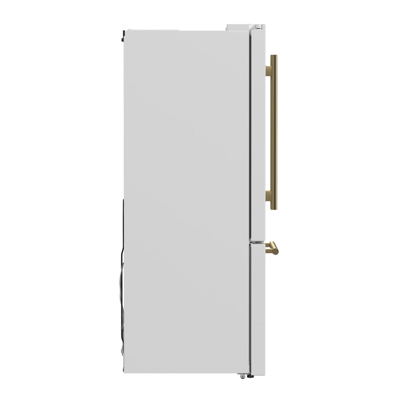 Load image into Gallery viewer, Forno Gallipoli Espresso 30-Inch White French Door Refrigerator, Bottom Freezer, 17.5 Cu. Ft., No Frost, Ice Maker