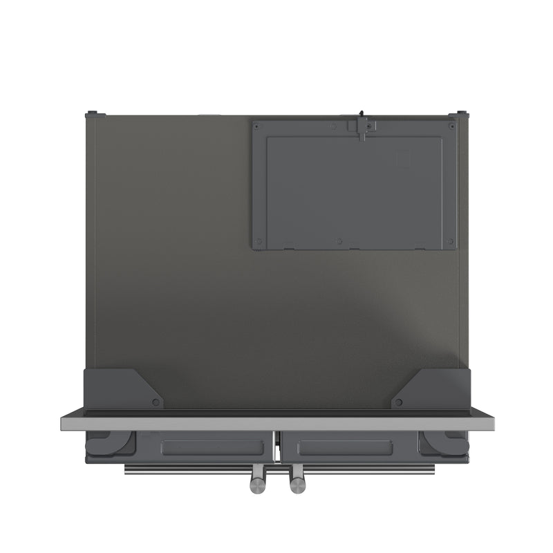 Load image into Gallery viewer, Forno Gallipoli 30-Inch French Door Refrigerator, 17.5 cu.ft Capacity, Decorative Grill, 34-Inch Width, Stainless Steel, No Frost Technology, Energy Efficient