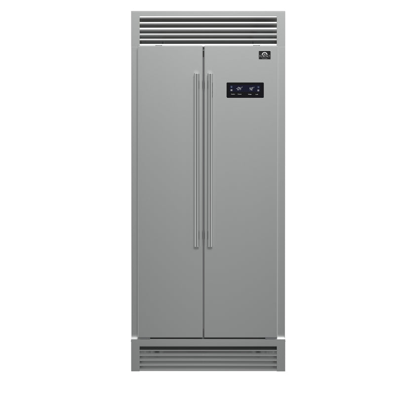Load image into Gallery viewer, Forno Salerno 37-Inch, Stainless Steel Built-In Refrigerator - FFRBI1805-37SG